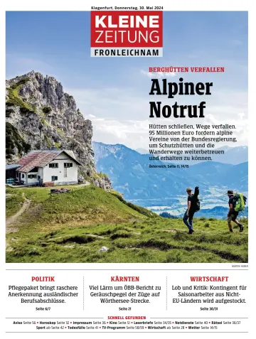 Kleine Zeitung Kaernten - 30 May 2024
