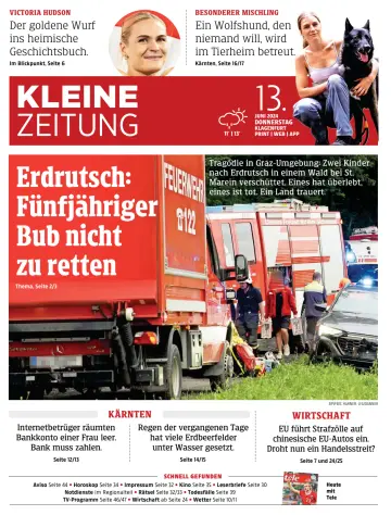 Kleine Zeitung Kaernten - 13 Jun 2024