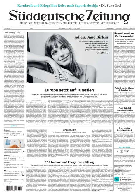 Sueddeutsche Zeitung München-Ausgabe Subscriptions - PressReader