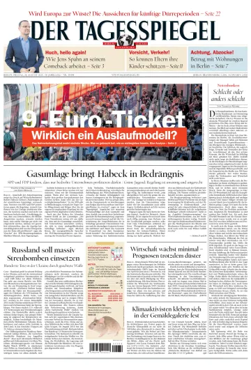 Der Tagesspiegel - 26 agosto 2022