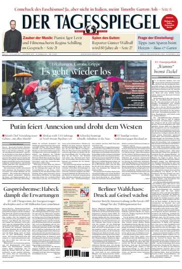 Der Tagesspiegel - 01 Okt. 2022