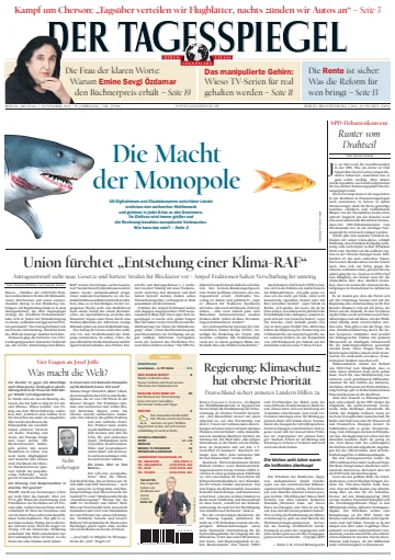 Der Tagesspiegel - 07 十一月 2022