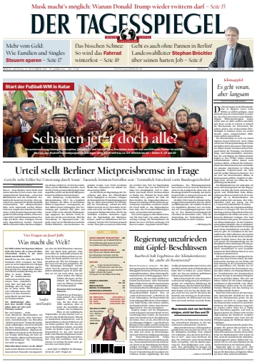Der Tagesspiegel - 21 十一月 2022