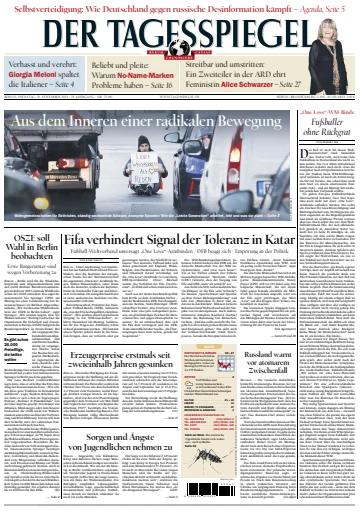 Der Tagesspiegel - 22 十一月 2022