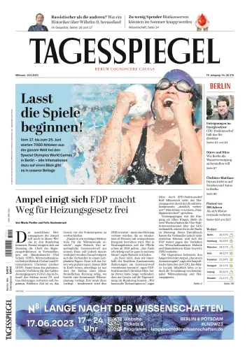 Der Tagesspiegel - 14 junho 2023