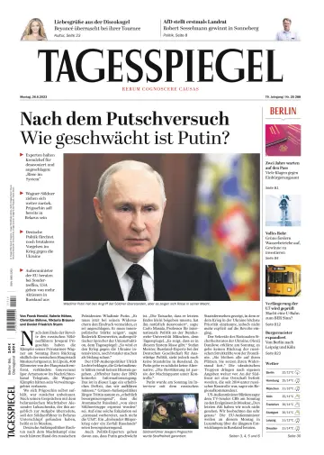 Der Tagesspiegel - 26 июн. 2023