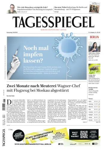 Der Tagesspiegel - 24 авг. 2023
