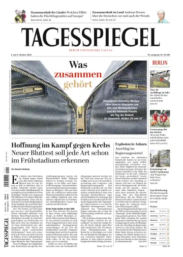 Der Tagesspiegel - 02 十月 2023