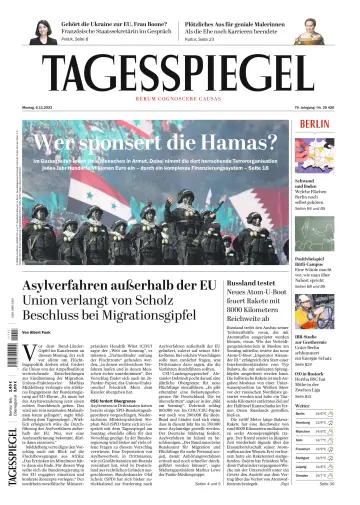 Der Tagesspiegel - 06 ноя. 2023