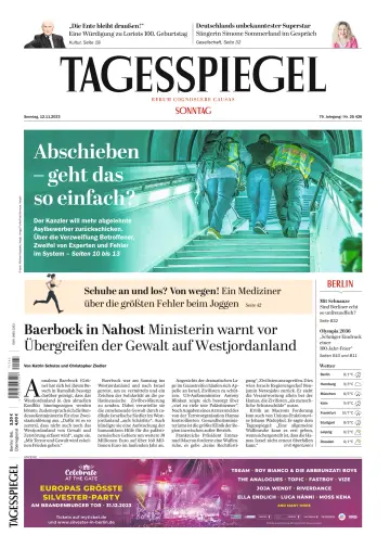 Der Tagesspiegel - 12 十一月 2023
