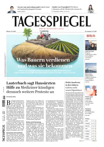 Der Tagesspiegel - 10 一月 2024
