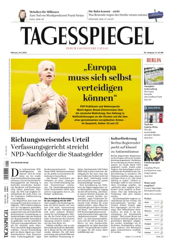 Der Tagesspiegel - 24 一月 2024