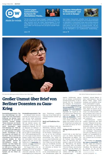 Deutsche Welle (Deutsche ausgabe) - 10 五月 2024