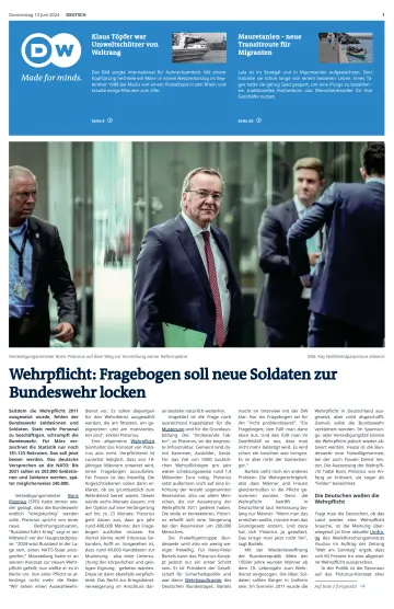 Deutsche Welle (Deutsche ausgabe) - 13 Jun 2024