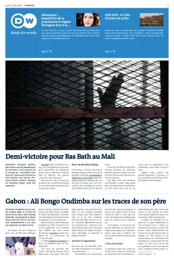 Deutsche Welle (French Edition) - 13 Jul 2023