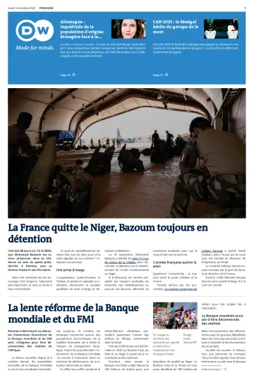 Deutsche Welle (French Edition) - 16 Oct 2023