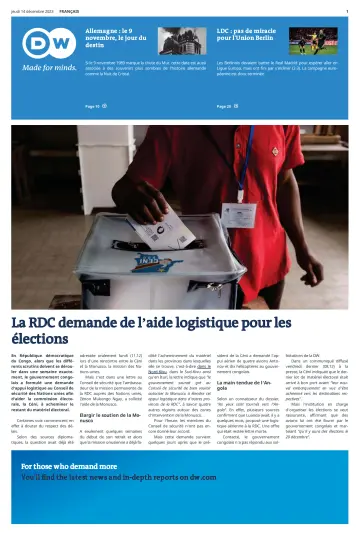 Deutsche Welle (French Edition) - 14 Dec 2023