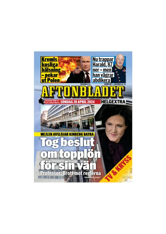 Aftonbladet - 28 апр. 2024