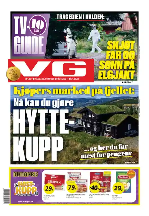 Capa do VG de 5 de outubro de 2026. Manchete: Mercado de compradores na montanha: agora podes fazer compra de cabana.
