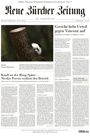 Neue Zürcher Zeitung - 21 Feb 2024