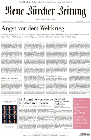 Neue Zürcher Zeitung - 16 Mar 2024