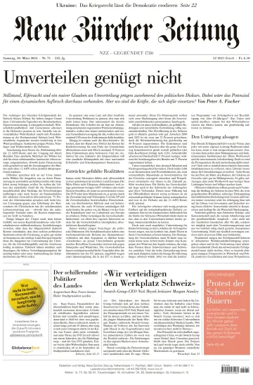 Neue Zürcher Zeitung - 30 mars 2024