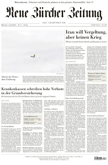 Neue Zürcher Zeitung - 03 avr. 2024