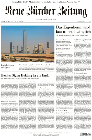 Neue Zürcher Zeitung - 12 Aib 2024