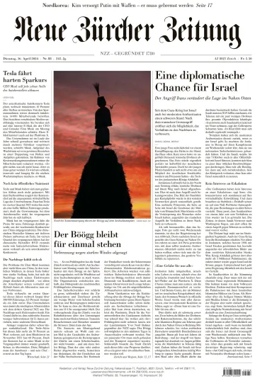 Neue Zürcher Zeitung - 16 4月 2024