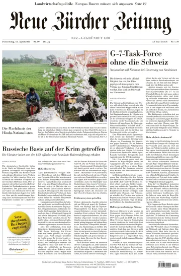 Neue Zürcher Zeitung - 18 abril 2024