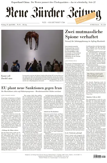 Neue Zürcher Zeitung - 19 Aib 2024