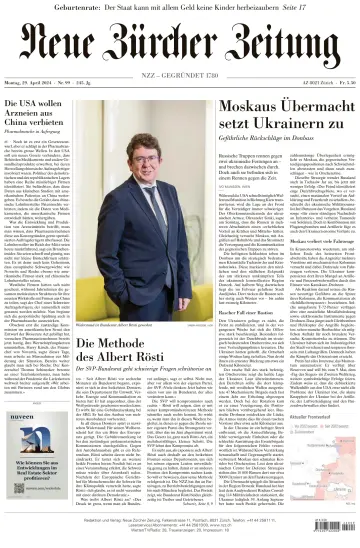 Neue Zürcher Zeitung - 29 Apr 2024