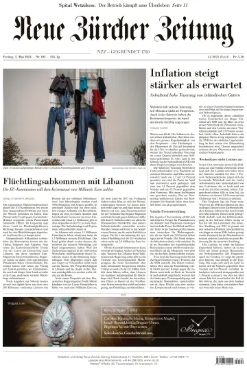 Neue Zürcher Zeitung - 3 Bealtaine 2024
