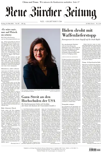 Neue Zürcher Zeitung - 10 maio 2024