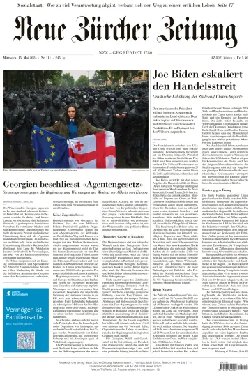 Neue Zürcher Zeitung - 15 May 2024