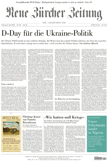 Neue Zürcher Zeitung - 08 Juni 2024