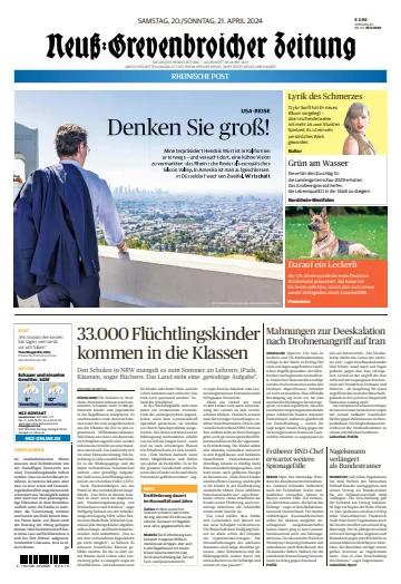 Neuss-Grevenbroicher Zeitung (Neuss) - 20 Apr. 2024