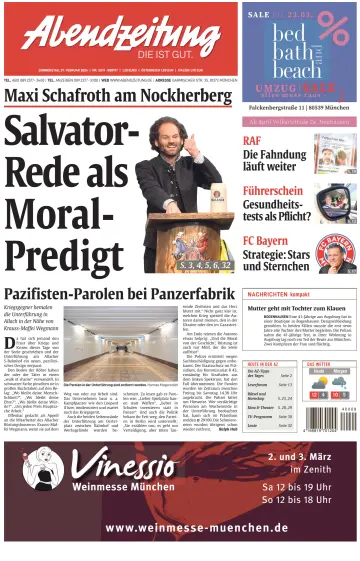 Abendzeitung München - 29 Feb 2024