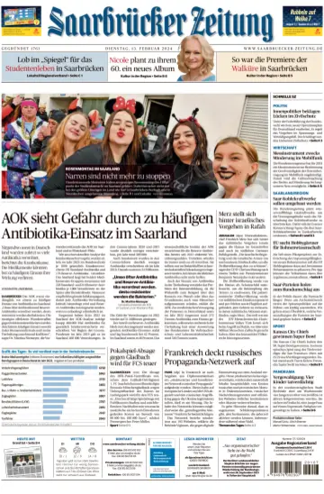 Saarbruecker Zeitung - 13 Feb 2024