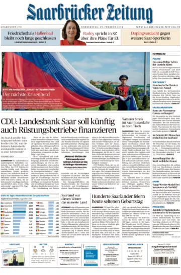Saarbruecker Zeitung - 29 Feb 2024