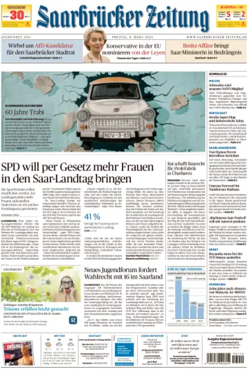 Saarbruecker Zeitung - 8 Mar 2024