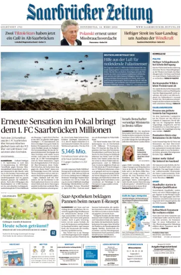Saarbruecker Zeitung - 14 Mar 2024