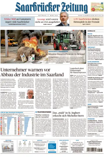 Saarbruecker Zeitung - 27 Mar 2024