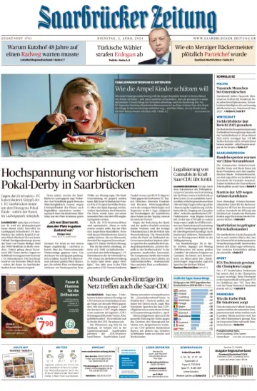 Saarbruecker Zeitung - 2 Apr 2024