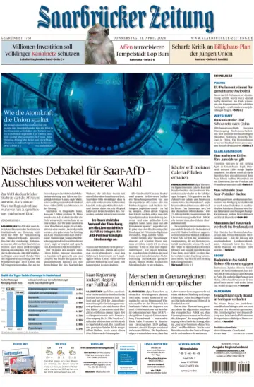 Saarbrücker Zeitung - 11 Nis 2024