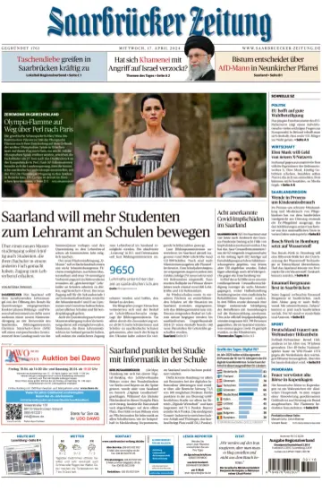 Saarbrücker Zeitung - 17 Nis 2024