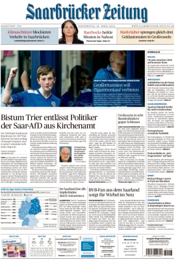 Saarbrücker Zeitung - 18 Nis 2024