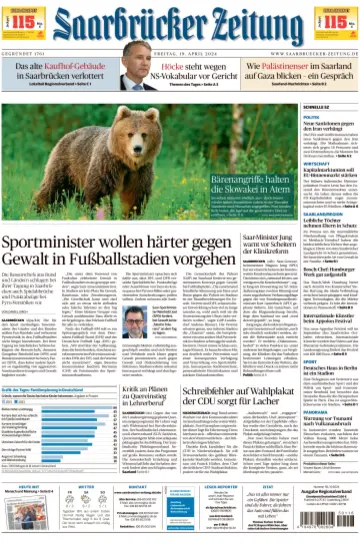 Saarbrücker Zeitung - 19 Nis 2024