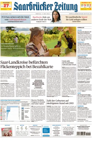 Saarbruecker Zeitung - 3 May 2024