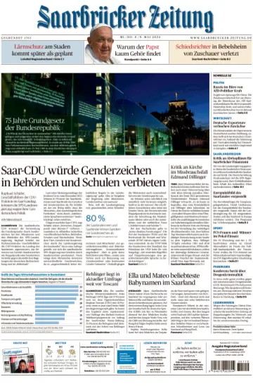 Saarbruecker Zeitung - 8 May 2024